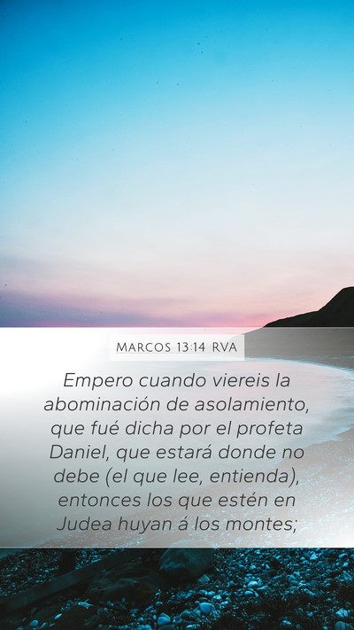 Marcos 13:14 RVA Bible Verse Image