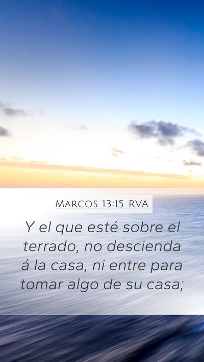 Marcos 13:15 RVA Bible Verse Image