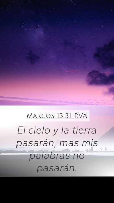 Marcos 13:31 RVA Bible Verse Image