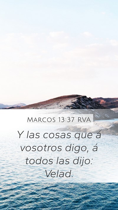 Marcos 13:37 RVA Bible Verse Image