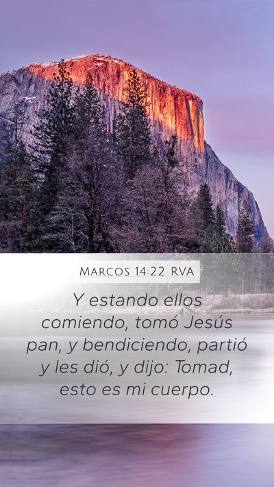 Marcos 14:22 RVA Bible Verse Image