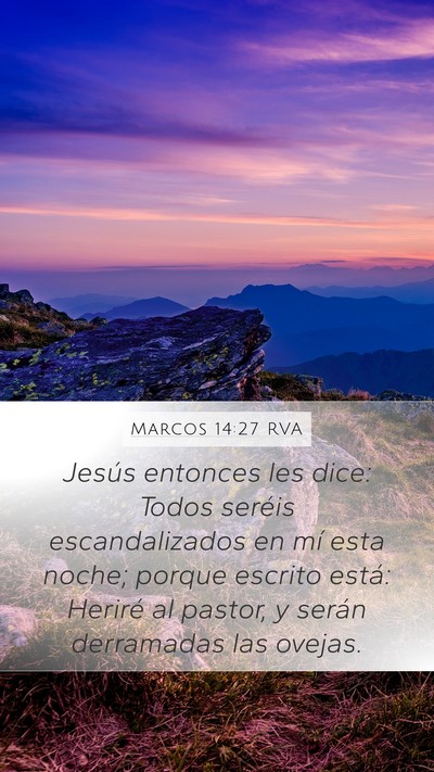 Marcos 14:27 RVA Bible Verse Image