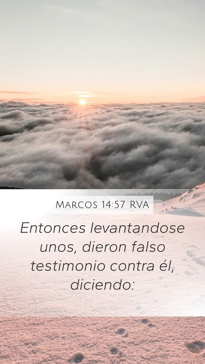 Marcos 14:57 RVA Bible Verse Image