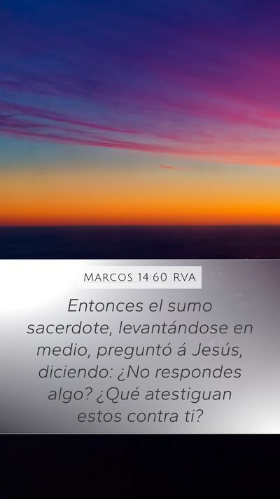 Marcos 14:60 RVA Bible Verse Image