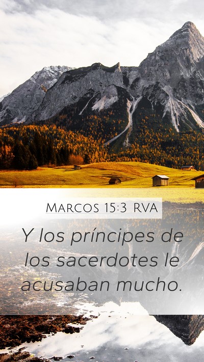 Marcos 15:3 RVA Bible Verse Image