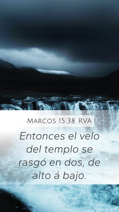 Marcos 15:38 RVA Bible Verse Image