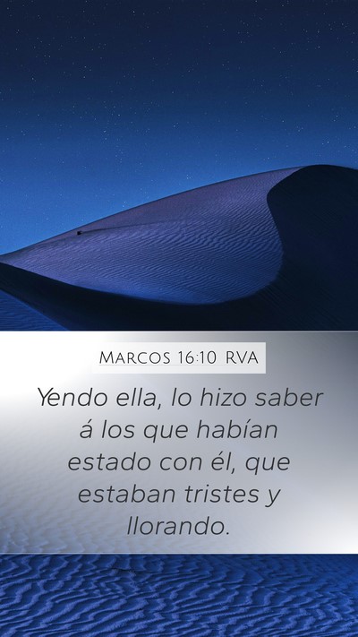Marcos 16:10 RVA Bible Verse Image