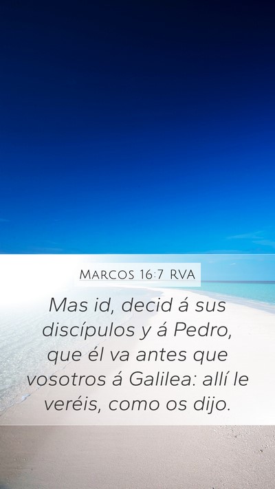Marcos 16:7 RVA Bible Verse Image