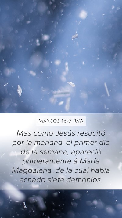 Marcos 16:9 RVA Bible Verse Image
