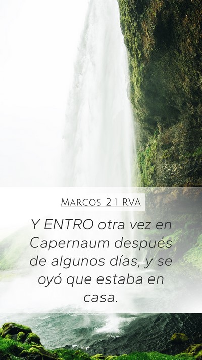 Marcos 2:1 RVA Bible Verse Image