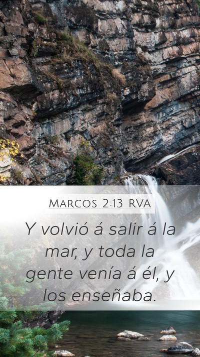 Marcos 2:13 RVA Bible Verse Image