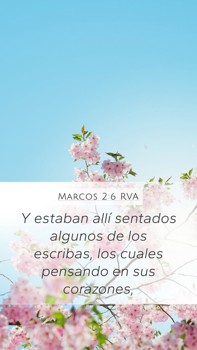 Marcos 2:6 RVA Bible Verse Image