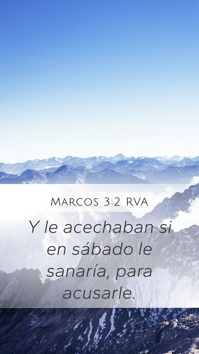 Marcos 3:2 RVA Bible Verse Image