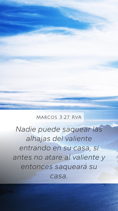 Marcos 3:27 RVA Bible Verse Image