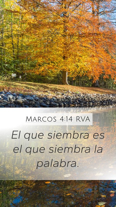 Marcos 4:14 RVA Bible Verse Image
