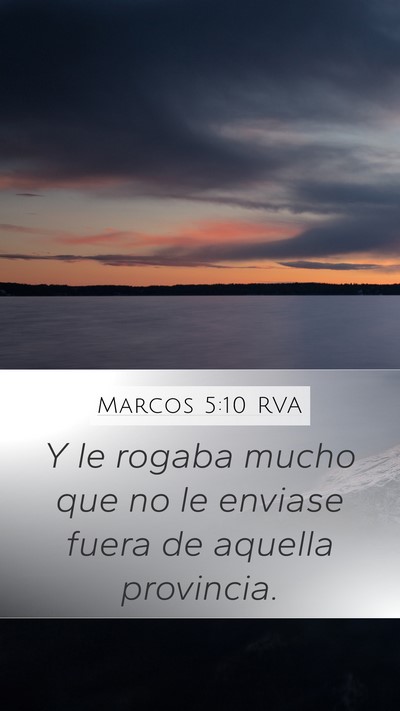 Marcos 5:10 RVA Bible Verse Image