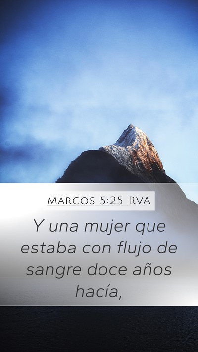 Marcos 5:25 RVA Bible Verse Image
