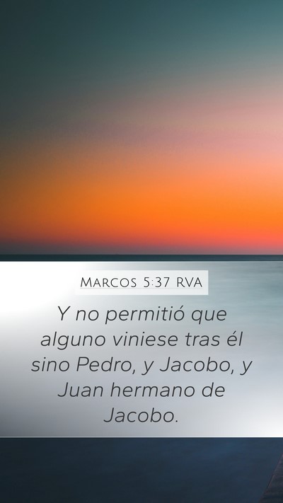 Marcos 5:37 RVA Bible Verse Image
