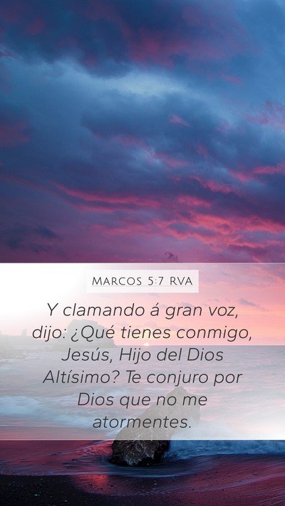 Marcos 5:7 RVA Bible Verse Image