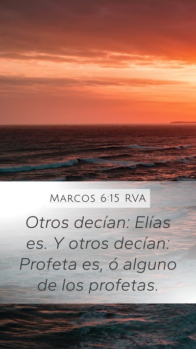 Marcos 6:15 RVA Bible Verse Image