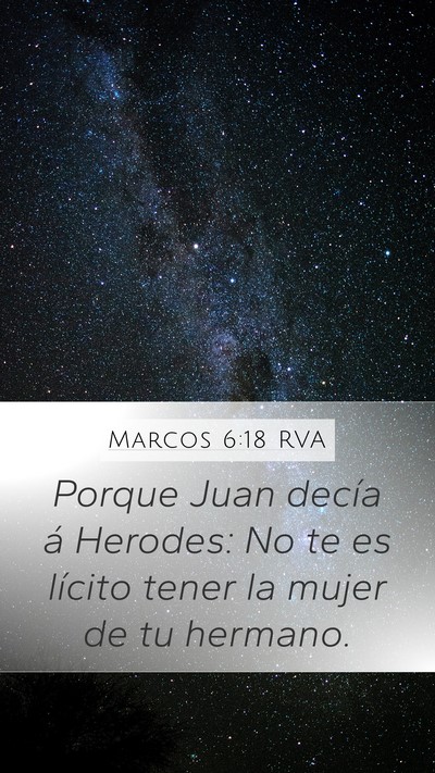 Marcos 6:18 RVA Bible Verse Image
