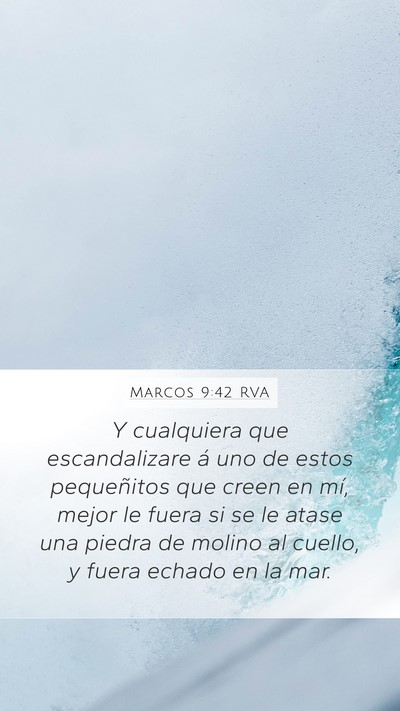 Marcos 9:42 RVA Bible Verse Image