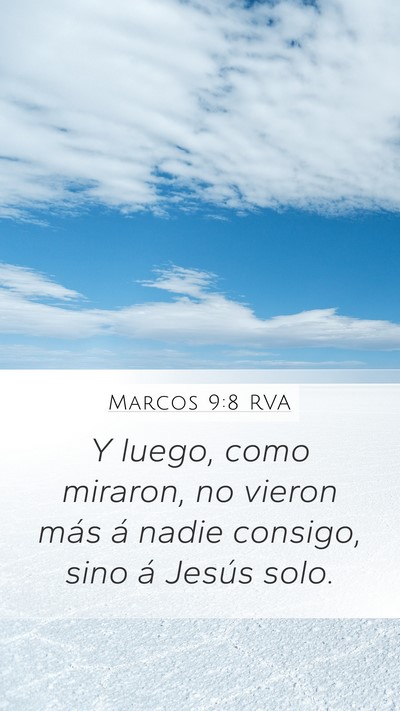 Marcos 9:8 RVA Bible Verse Image