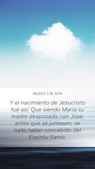 Mateo 1:18 RVA Bible Verse Image