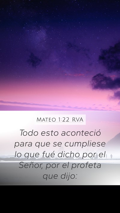 Mateo 1:22 RVA Bible Verse Image
