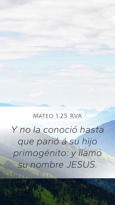 Mateo 1:25 RVA Bible Verse Image