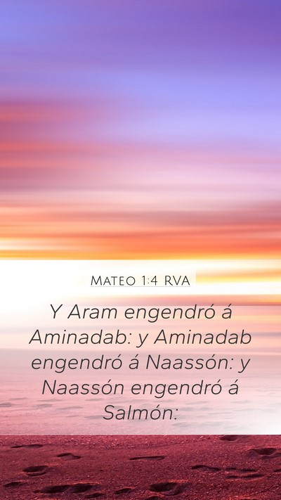 Mateo 1:4 RVA Bible Verse Image