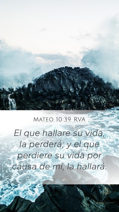Mateo 10:39 RVA Bible Verse Image