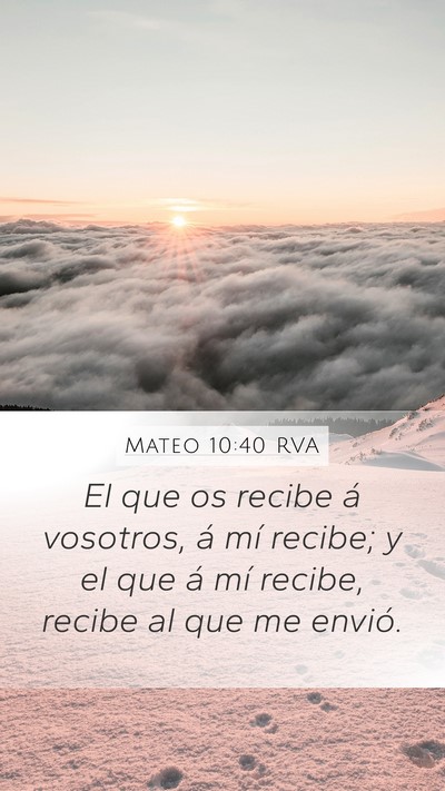Mateo 10:40 RVA Bible Verse Image