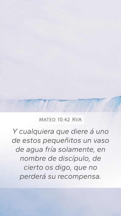 Mateo 10:42 RVA Bible Verse Image