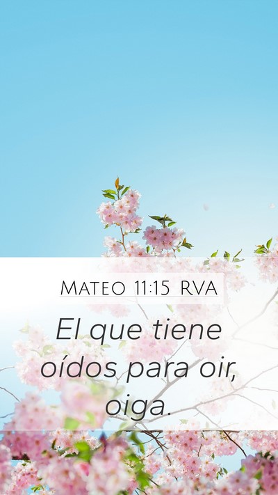 Mateo 11:15 RVA Bible Verse Image