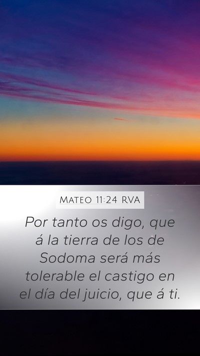 Mateo 11:24 RVA Bible Verse Image