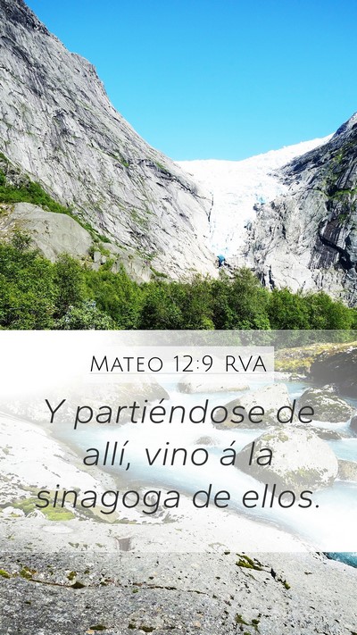 Mateo 12:9 RVA Bible Verse Image