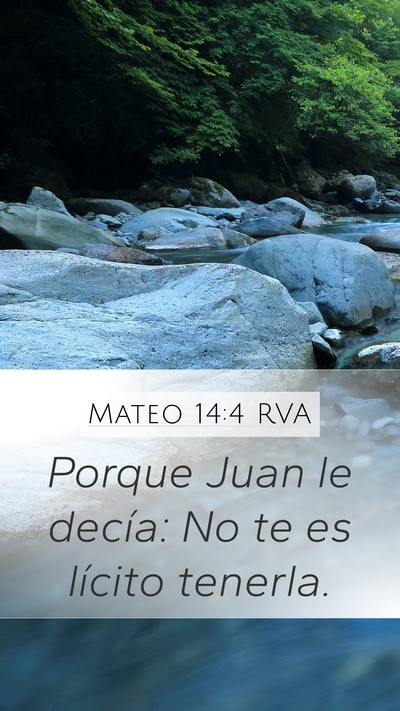 Mateo 14:4 RVA Bible Verse Image