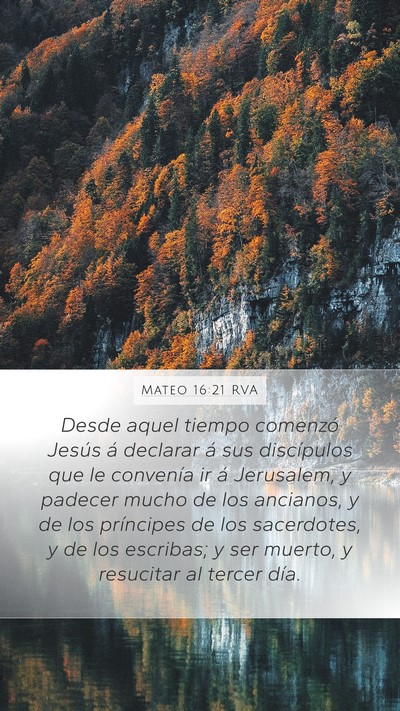 Mateo 16:21 RVA Bible Verse Image