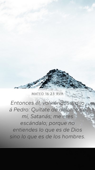 Mateo 16:23 RVA Bible Verse Image