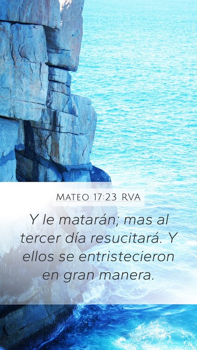 Mateo 17:23 RVA Bible Verse Image
