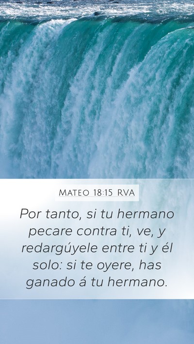 Mateo 18:15 RVA Bible Verse Image