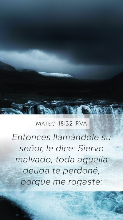 Mateo 18:32 RVA Bible Verse Image