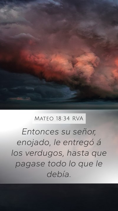 Mateo 18:34 RVA Bible Verse Image