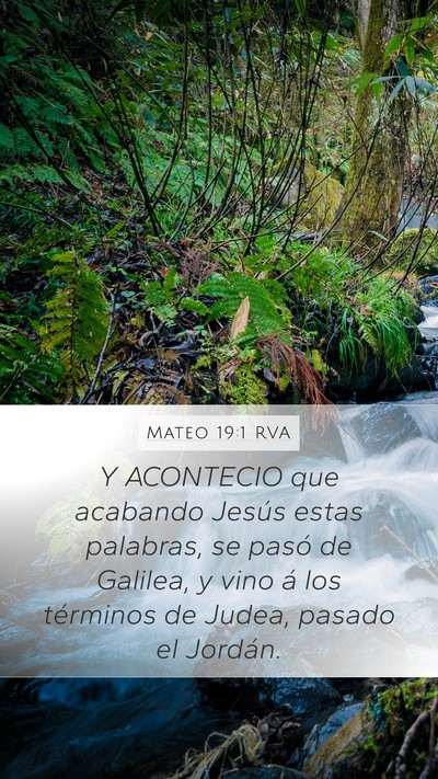 Mateo 19:1 RVA Bible Verse Image