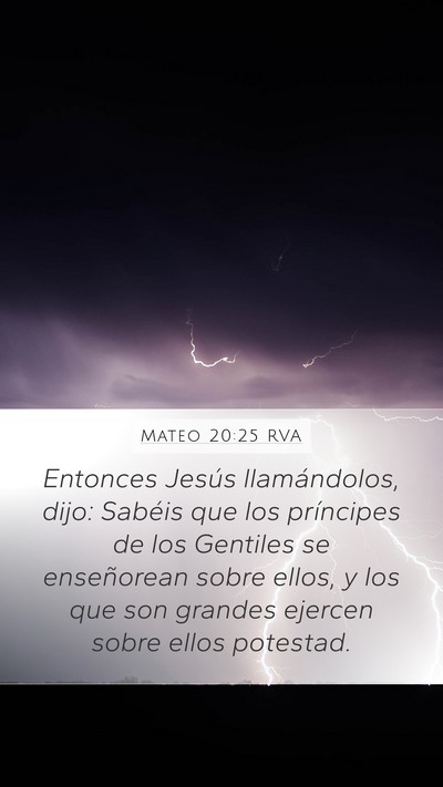 Mateo 20:25 RVA Bible Verse Image