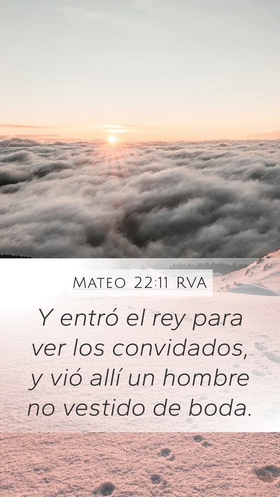 Mateo 22:11 RVA Bible Verse Image