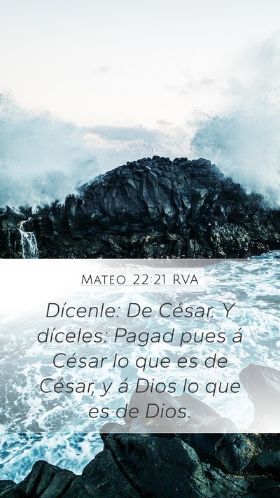 Mateo 22:21 RVA Bible Verse Image