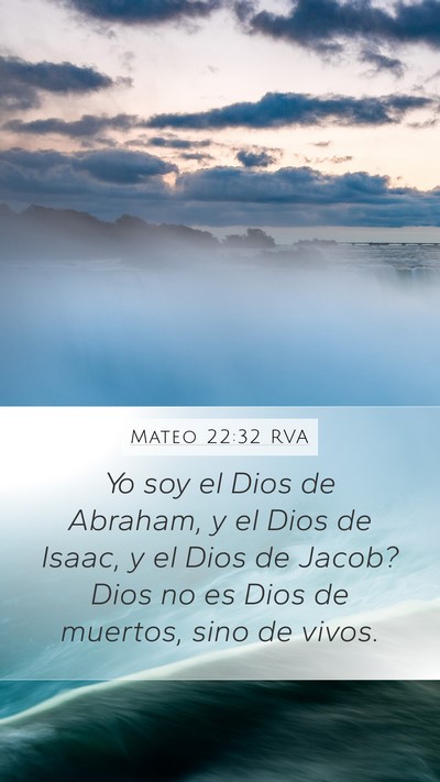 Mateo 22:32 RVA Bible Verse Image
