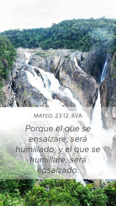 Mateo 23:12 RVA Bible Verse Image